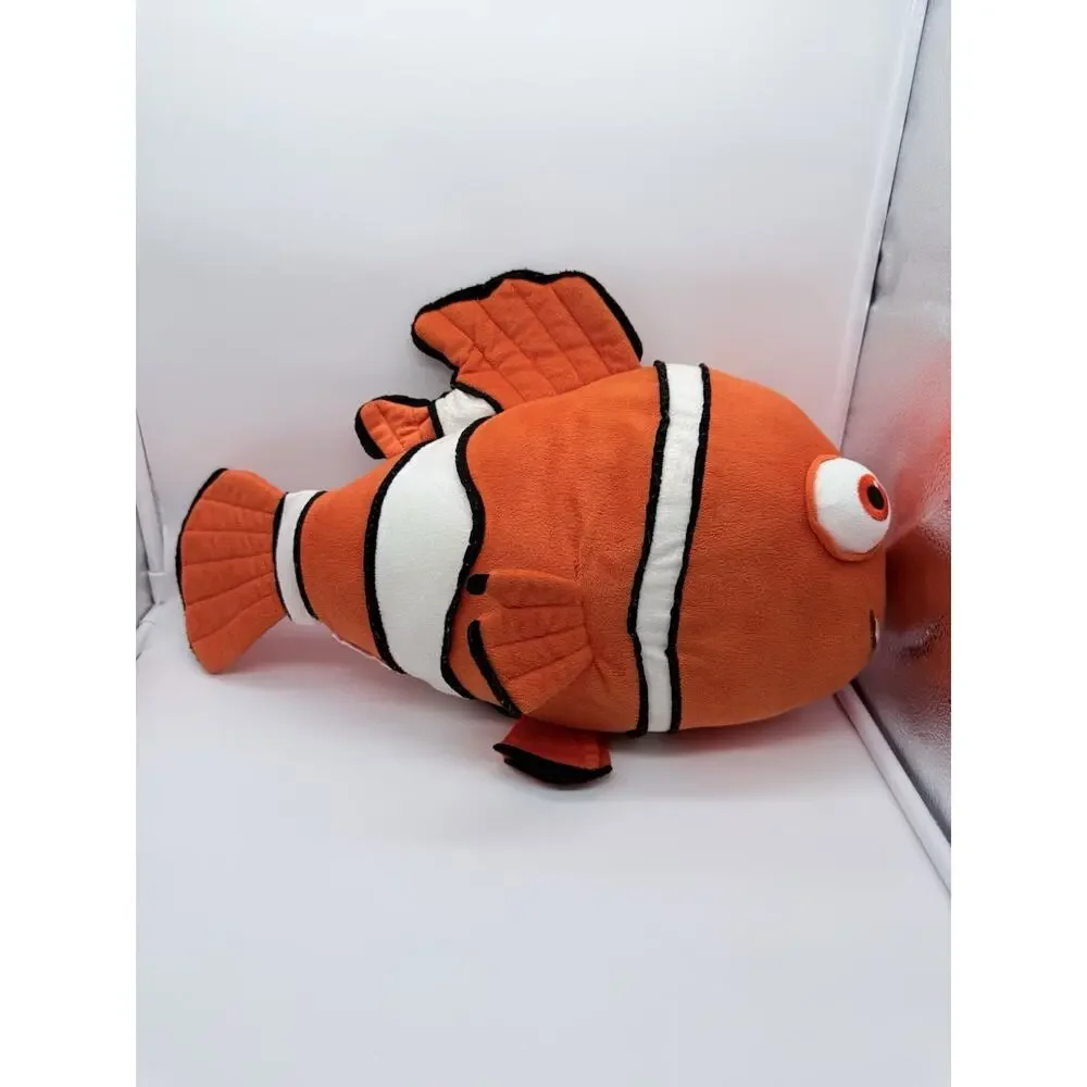 Disney Pixar Finding Dory Nemo Clown Fish Plush Toy Stuffed Animal 20'' No Tag